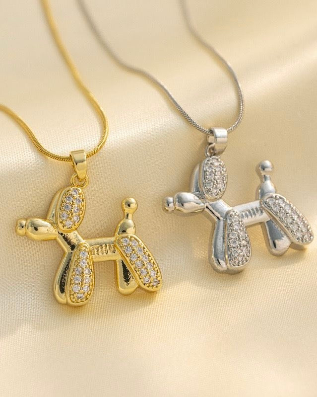 Dog Balloon Necklace