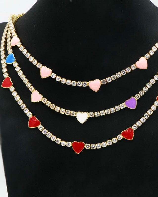 Heart Shapes Necklace